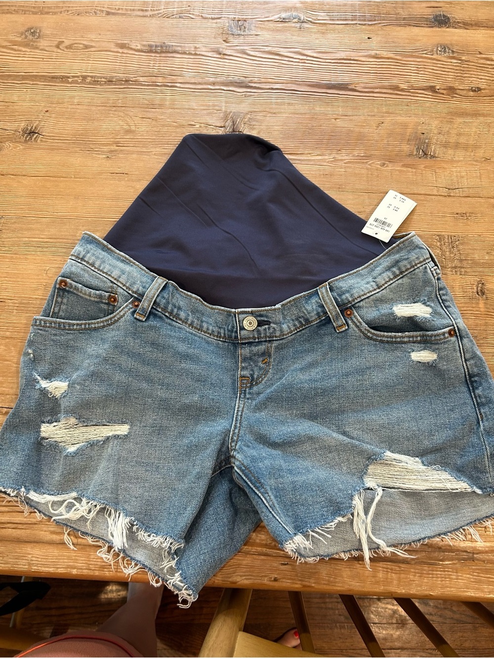 Abercrombie Maternity Jean Shorts
